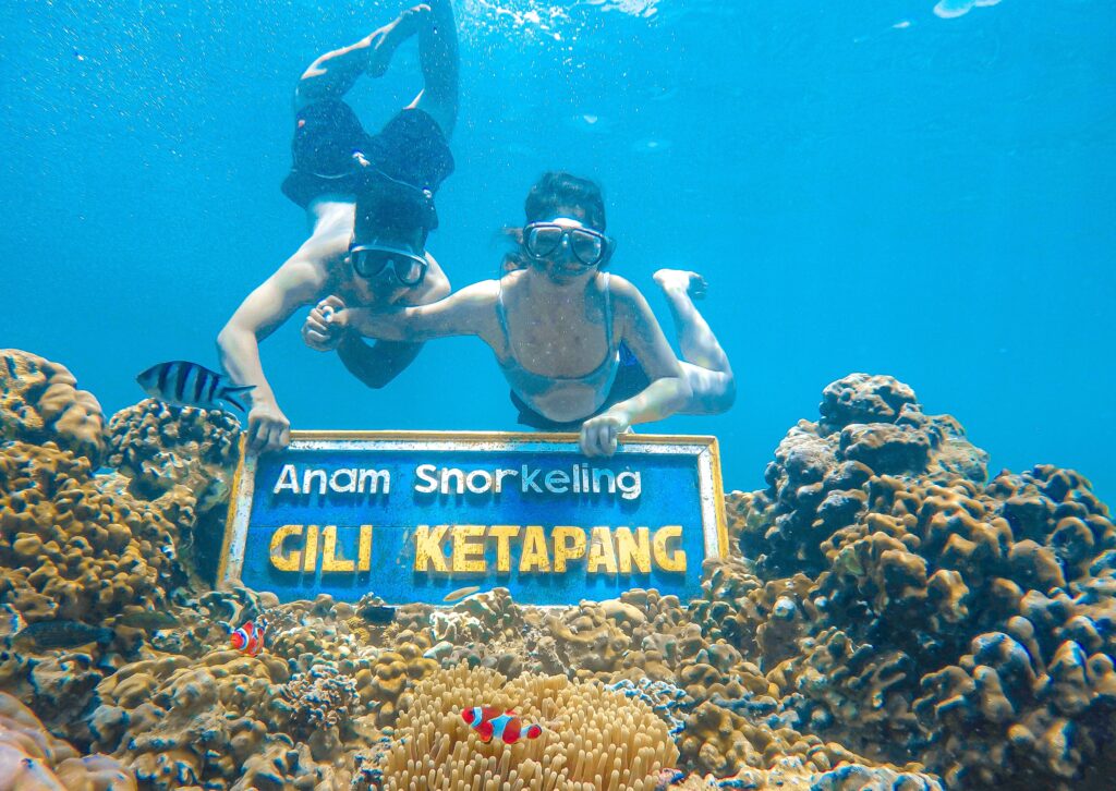 snorkeling gili ketapang